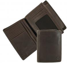 Lederportemonnaie Tarquin Harbour 2nd Glattelder Vintage dunkelbraun