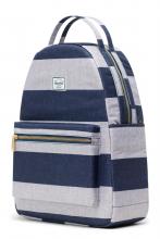 Herschel Freizeitrucksack Blockstreifen Nova Mid blau grau