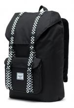 Herschel Laptoprucksack Little America M schwarz kariert