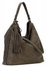 Hobo Bag Dory Darkgreen Suri Frey dunkelgrün Nieten Kette