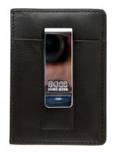 Hugo Boss Geldspange Majestic S Leder schwarz
