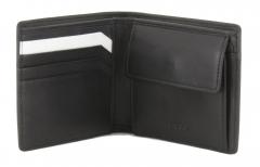 Hugo Boss Subway_4 cc coin Herren Lederbörse schwarz