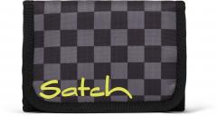 Jugendgeldbeutel Satch Wallet Dark Skate Schwartz Grau Karo