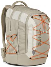 Jugendranzen Satch Pack Crossed Sand orange recycelt beige