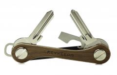 KEYKEEPA Schlüssel-Manager Holz Nussbaum dunkelbraun