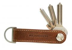 KEYKEEPA Schlüsselband Loop Mocca dunkelbraun