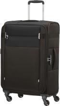 leichter Koffertrolley schwarz Samsonite Citybeat M 66cm black erweiterbar