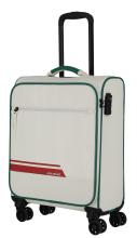 Kabinenkoffer Travelite 4w Trolley S 55cm 80s Collection weiß Lederoptik