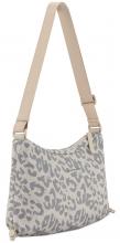 Kapten und Son Skara Small Beuteltausche Perlon Leopard Beige