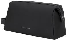 Kapten and Son Kulturbeutel Windsor All Black gummiert