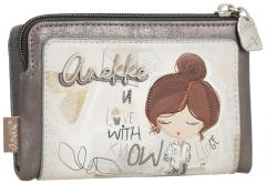 Damenbrieftasche flexibel Metallicakzente Anekke Sophia