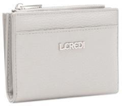veganes Portemonnaie L.Credi hellgrau klappbar Perla