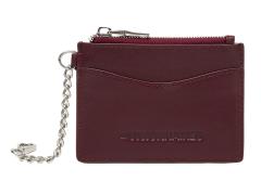 Kartenetui Clemence Silky Aubergine Les Visionnaires bordeaux