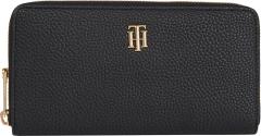 Portmonnaie Women Tommy Hilfiger Element Large ZA schwarz genarbt