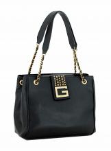 Kettenhenkel Tasche Guess Bling Kupfernieten Glitzer