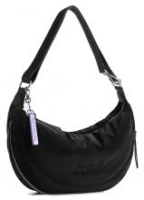 halbrunde Beuteltasche Happy Bag Desigual Kuwait schwarz erweiterbar