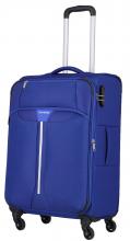 Koffertrolley Dehnfalte blau Travelite Speedline 66cm Softcase