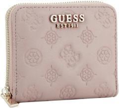 Kompaktbörse pastellrosa Guess La Femme Pale Rose Peony Prägung