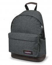 Tagesrucksack Eastpak Wyoming Lederboden grau meliert Black Denim