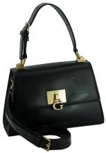 Damenhenkeltasche mit Überschlag Guess Stephi Black Gürtel 2. Wahl