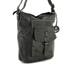 Ledertasche Harbour2nd Olive kleine Swan grün Vintage KLEINE FEHLER