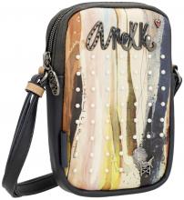 Handytasche Anekke Hollywood Studio Navy bunt Perlen