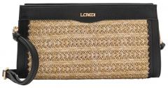 kompakte Clutch L.Credi Bast Oneka Wellensaum