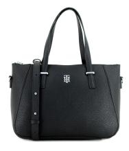 zeitlose Henkeltasche Tommy Hilfiger Black Element Satchel