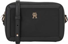 Tommy Hilfiger Nylon Crossbody Bag recycelt TH Essential S Crossover gerahmt schwarz