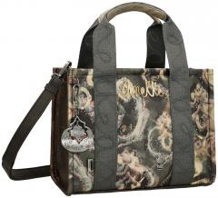 Anekke Real Manifesto Henkeltasche dunkelbunt Ziernieten