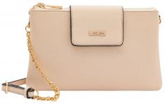 festliche Damentasche L.CREDI Omaya Creme Kettendetail vegan