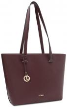 Damentasche Tote L.Credi Filippa Wine Rot vegan