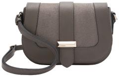 L.Credi Schultertasche Petrina Dark Taupe Materialmix