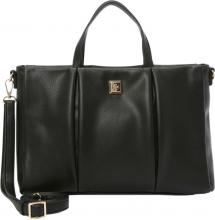 klassische Handtasche L.Credi schwarz Lamia Damen