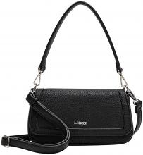 klassische Umhängetasche L.Credi Small Malina schwarz