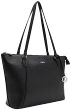 L.Credi zeitlose Henkeltasche schwarz Michaela vegan