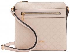 L.Credi hellrosa Umhängetasche Prägung Filiberta