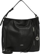 L.Credi Jana schwarz vegane Hobo Tasche Lederoptik