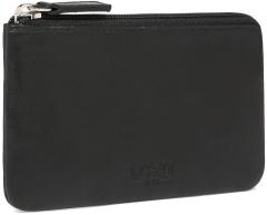 L.Credi Schlüsseletui Glattleder schwarz David