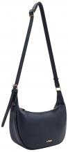 L.Credi Beuteltasche haldmondförmig dunkelblau Nelani Vegan