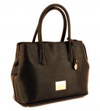 L.Credi Tiflis Henkeltache Synthetik Struktur Schwarz