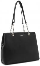 L.Credi Oreana Tragetasche Shopping Schwarz nachhaltig