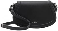 L.Credi Umhängetasche Oletta Schwarz vegan