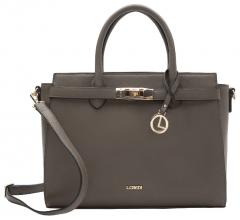 L.Credi Henkeltasche Konstanze Dark Taupe nachhaltig