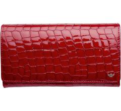 Golden Head Cayenne Überschlagbörse Damen Kirsche Lack Kroko