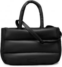 gepolsterte Shoppertasche schwarz Nola Puffy Nylon schwarz Les Visionnaires