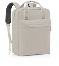 Laptoprucksack hellbeige Reisenthel Allday Backpack M Herrinbone Sand