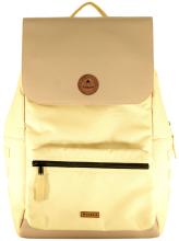 Cabaia Wanderrucksack City M hellgelb Takeo beige Überschlag
