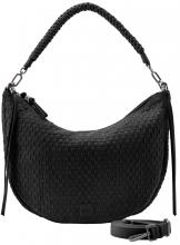 FREDsBRUDER Hobotasche geflochten schwarz Natural Flow 