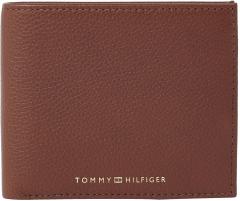 Tommy Hilfiger Central Geldbeutel Herren Braun Premium Leder 